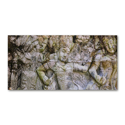 Tableau sur verre Sculpture en pierre