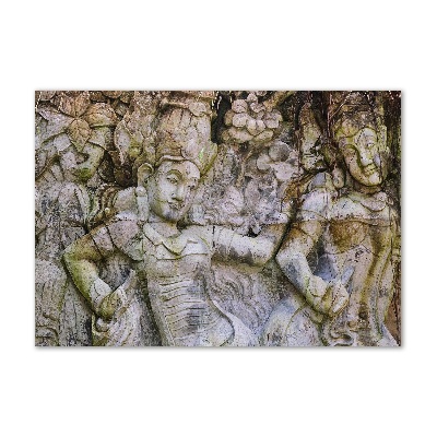 Tableau sur verre Sculpture en pierre