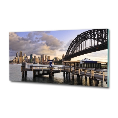 Tableau sur verre Pont de Sydney