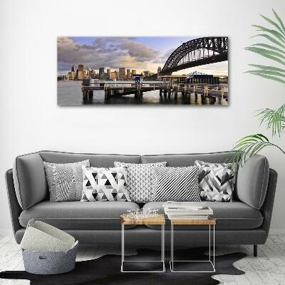 Tableau sur verre Pont de Sydney