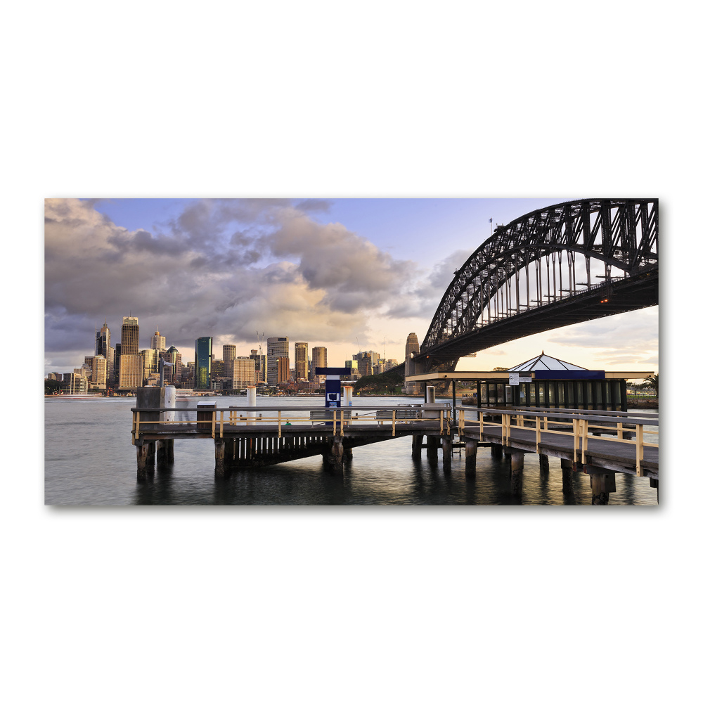 Tableau sur verre Pont de Sydney