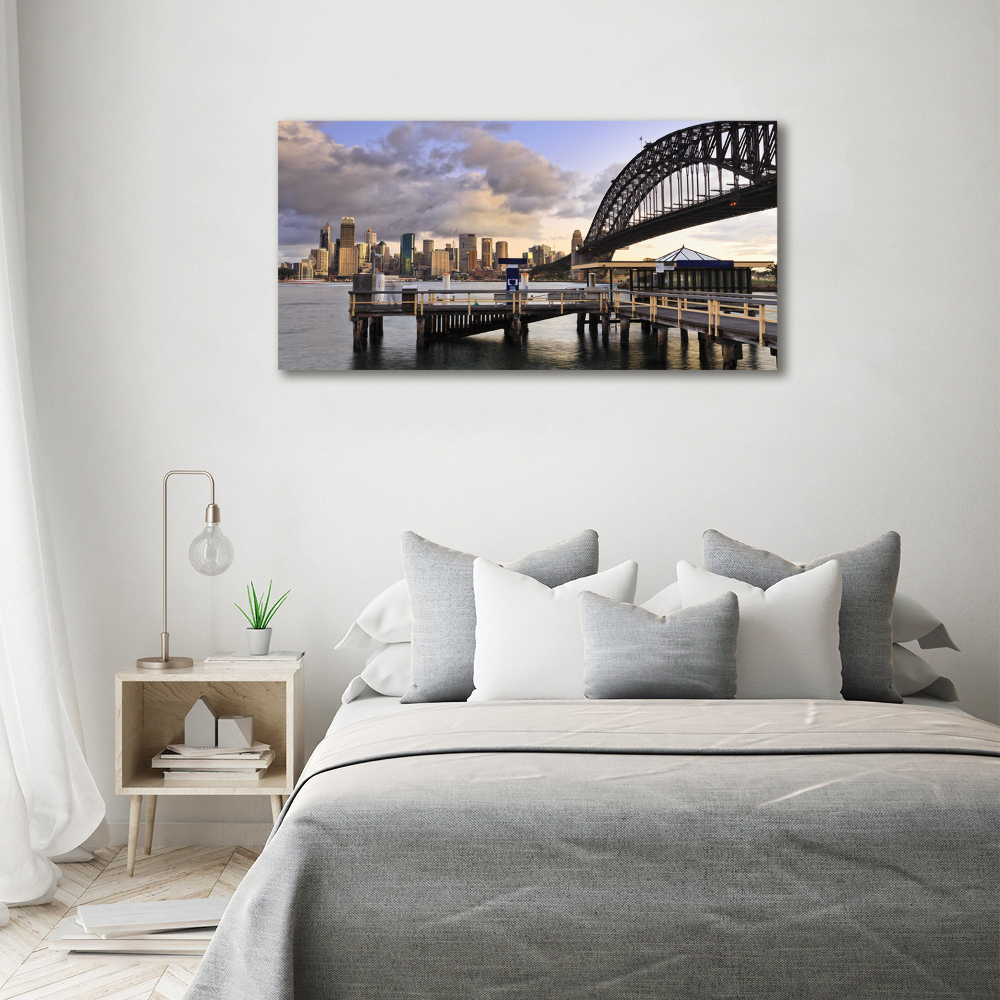 Tableau sur verre Pont de Sydney