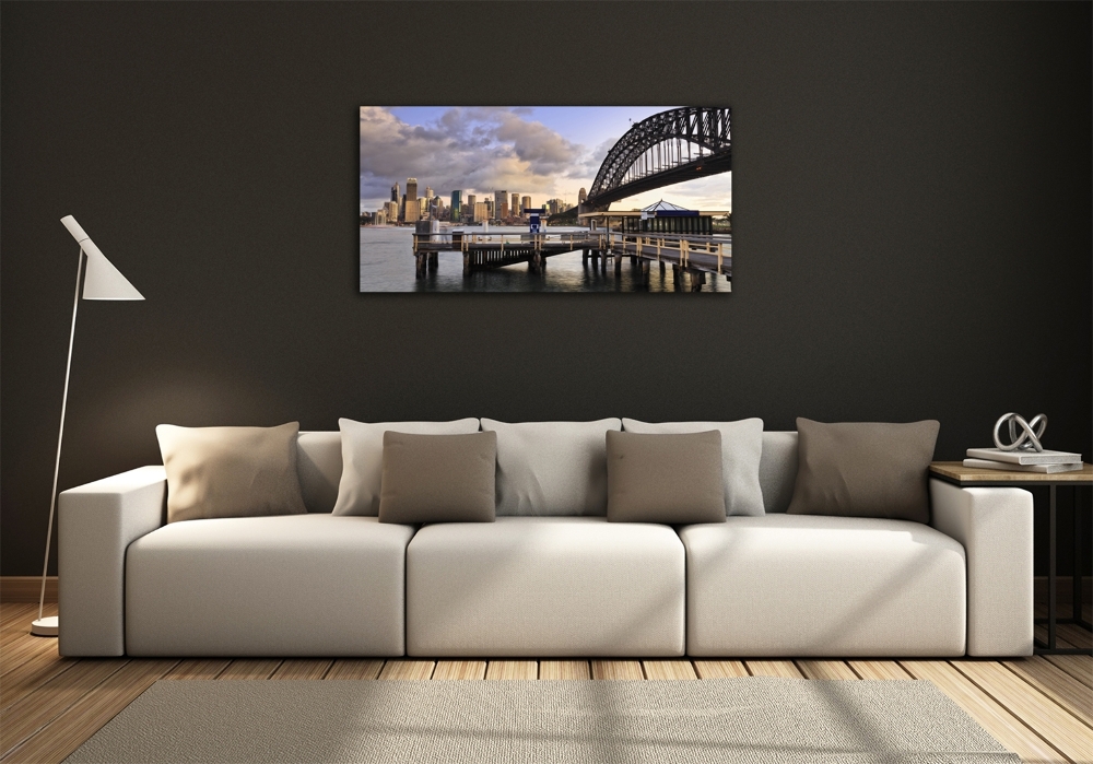 Tableau sur verre Pont de Sydney