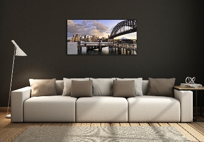 Tableau sur verre Pont de Sydney