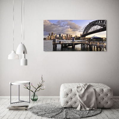 Tableau sur verre Pont de Sydney