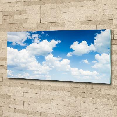 Tableau verre imprimé Nuages dans le ciel