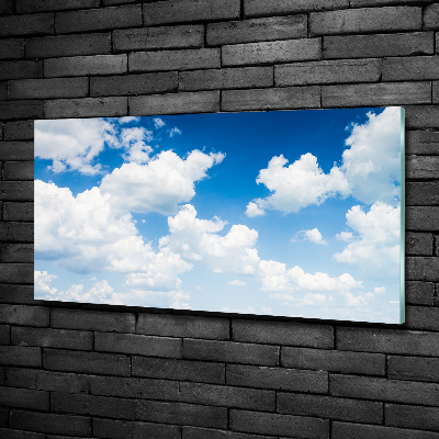 Tableau verre imprimé Nuages dans le ciel