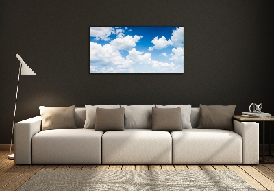 Tableau verre imprimé Nuages dans le ciel