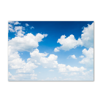 Tableau verre imprimé Nuages dans le ciel