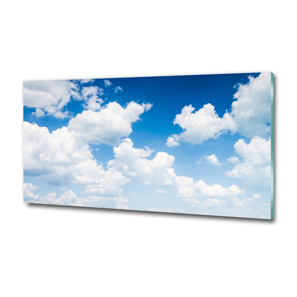 Tableau verre imprimé Nuages dans le ciel