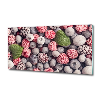 Tableau imprimé sur verre Fruits de la forêt congelés