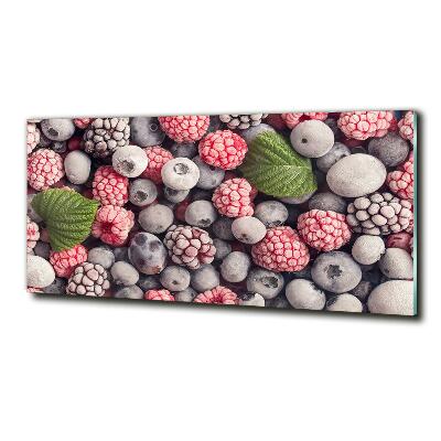 Tableau imprimé sur verre Fruits de la forêt congelés