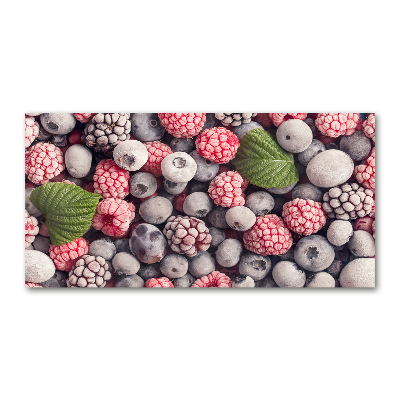 Tableau imprimé sur verre Fruits de la forêt congelés