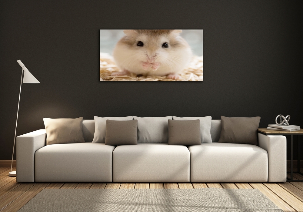 Tableau imprimé sur verre Hamster