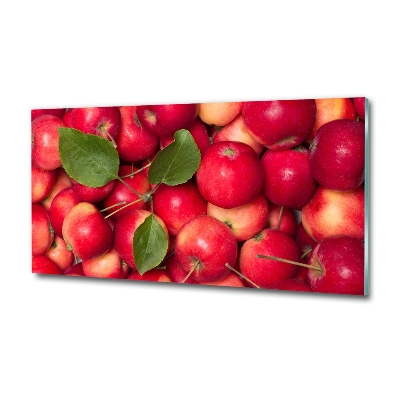 Tableau imprimé sur verre Pommes rouges