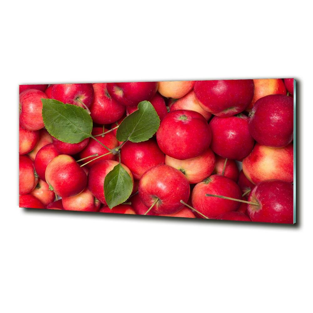 Tableau imprimé sur verre Pommes rouges