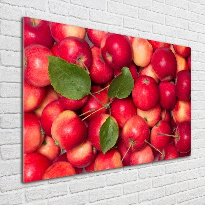 Tableau imprimé sur verre Pommes rouges