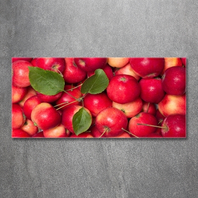 Tableau imprimé sur verre Pommes rouges