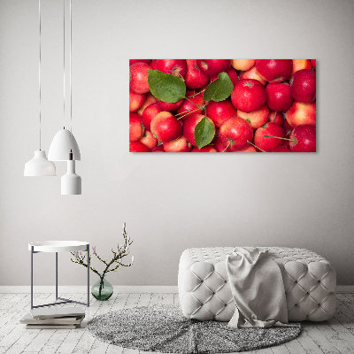 Tableau imprimé sur verre Pommes rouges