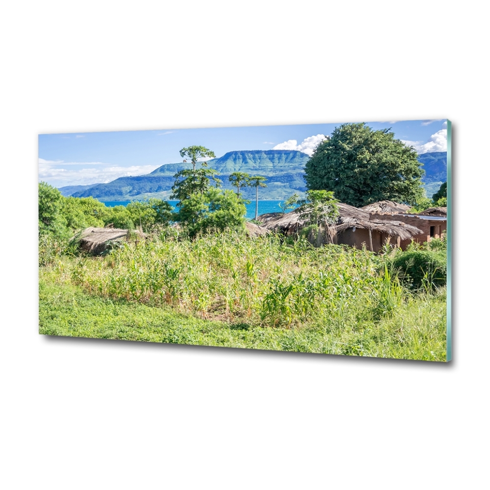 Tableau photo sur verre Lac Malawi