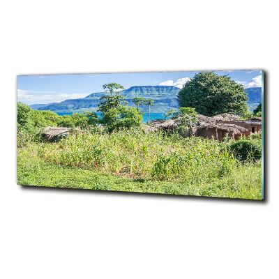 Tableau photo sur verre Lac Malawi