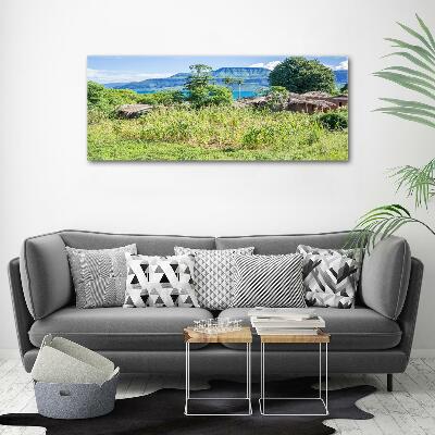 Tableau photo sur verre Lac Malawi