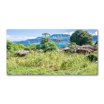 Tableau photo sur verre Lac Malawi