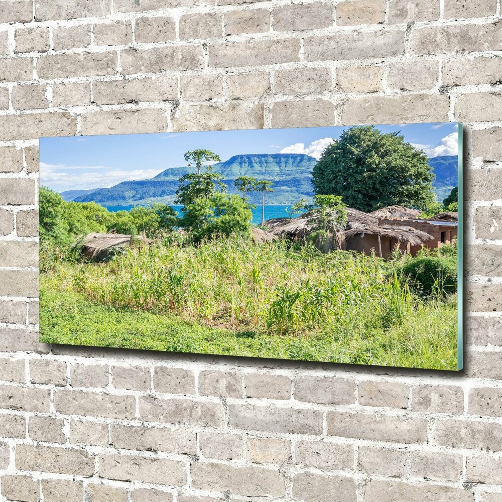 Tableau photo sur verre Lac Malawi