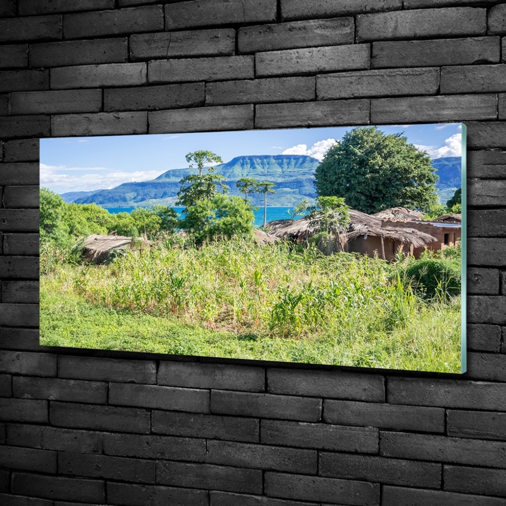 Tableau photo sur verre Lac Malawi