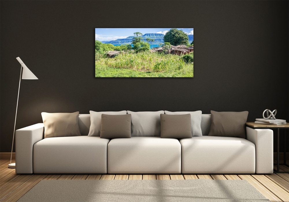 Tableau photo sur verre Lac Malawi