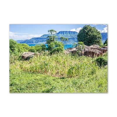 Tableau photo sur verre Lac Malawi