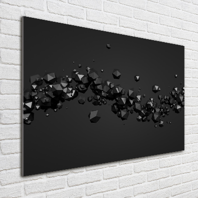 Tableau en verre Abstraction 3D