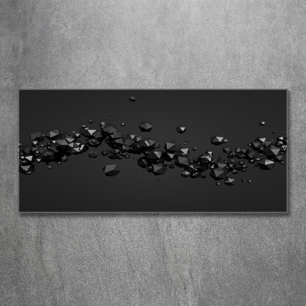 Tableau en verre Abstraction 3D