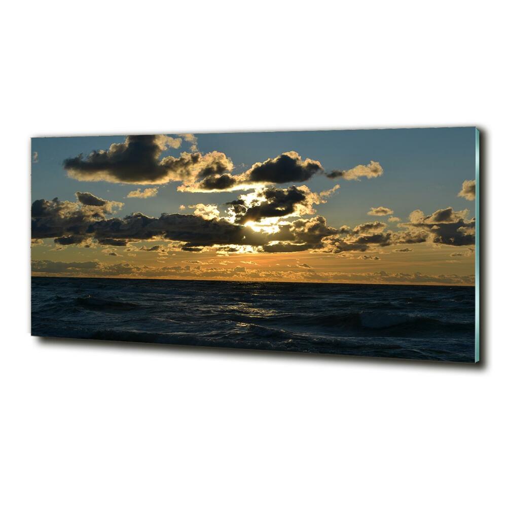 Tableau photo sur verre Ouest au bord de la mer