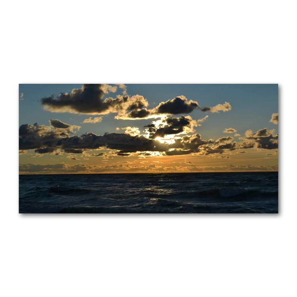 Tableau photo sur verre Ouest au bord de la mer