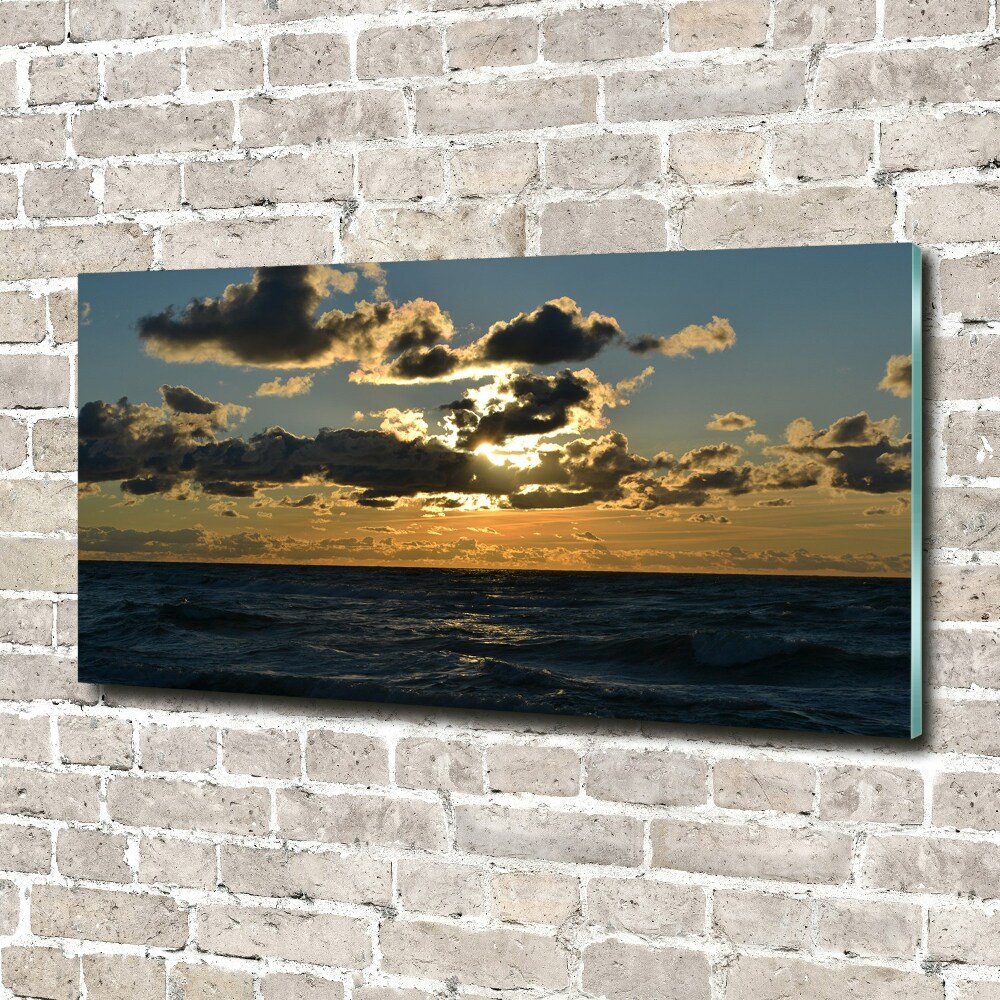 Tableau photo sur verre Ouest au bord de la mer