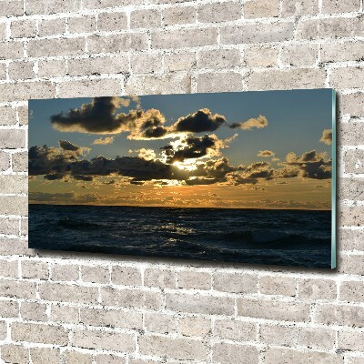 Tableau photo sur verre Ouest au bord de la mer