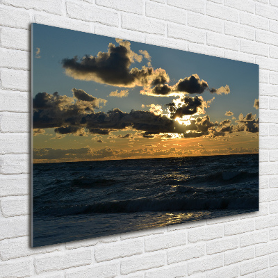 Tableau photo sur verre Ouest au bord de la mer