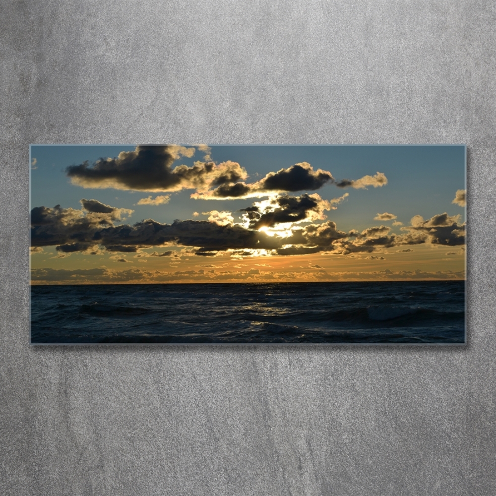 Tableau photo sur verre Ouest au bord de la mer