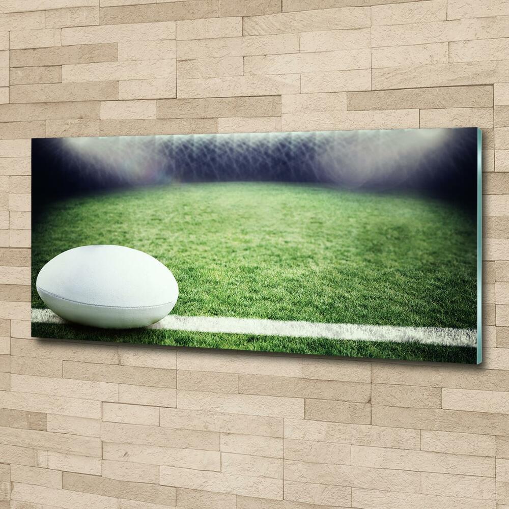 Tableau imprimé sur verre Football dans le Rugby Bowl