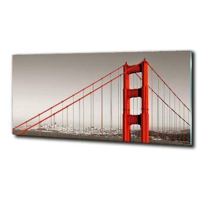 Tableau imprimé sur verre Pont de San Francisco