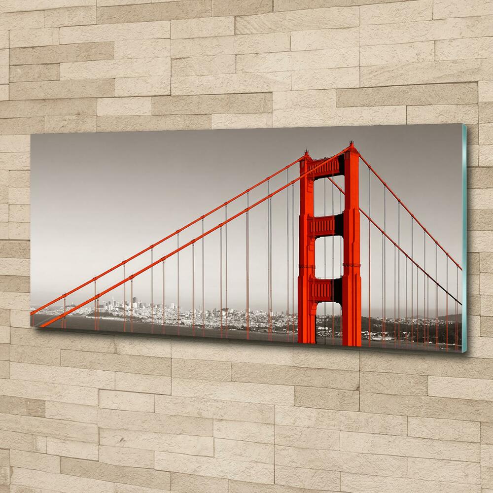 Tableau imprimé sur verre Pont de San Francisco