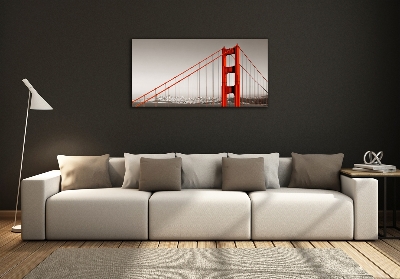 Tableau imprimé sur verre Pont de San Francisco