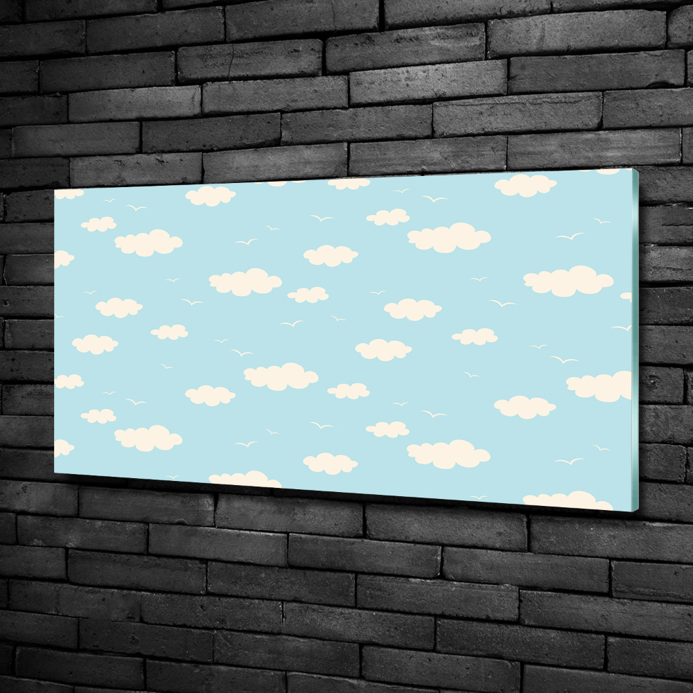 Tableau en verre Nuages