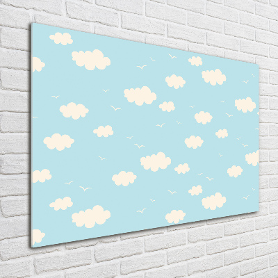 Tableau en verre Nuages