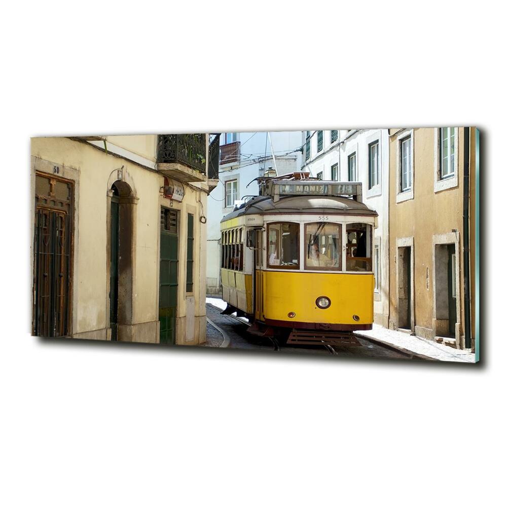 Tableau sur verre Tramway de Lisbonne