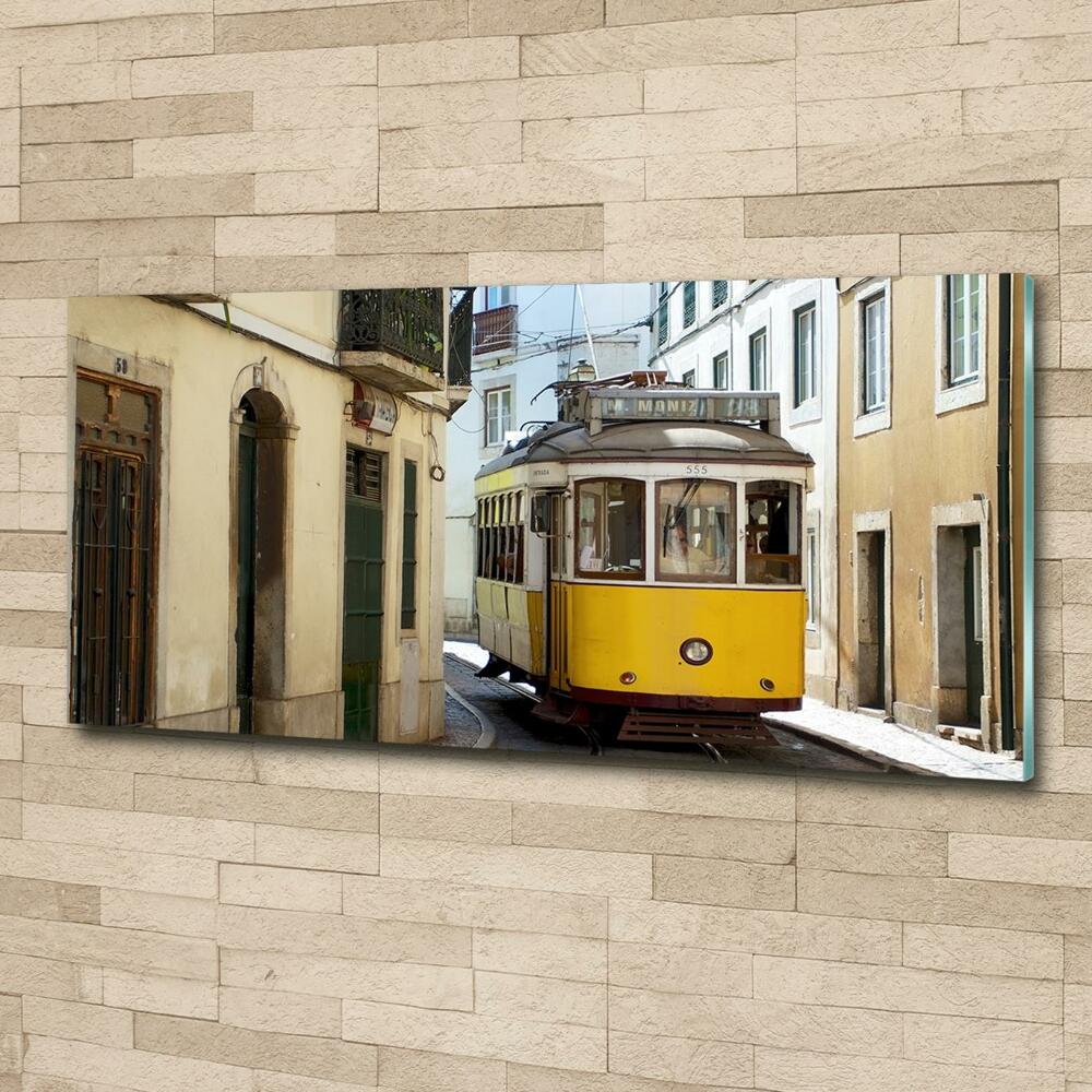 Tableau sur verre Tramway de Lisbonne