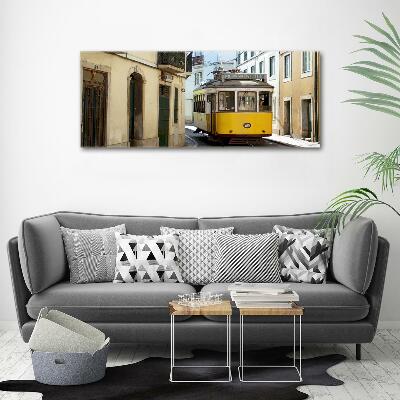 Tableau sur verre Tramway de Lisbonne