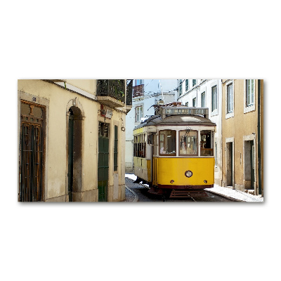 Tableau sur verre Tramway de Lisbonne