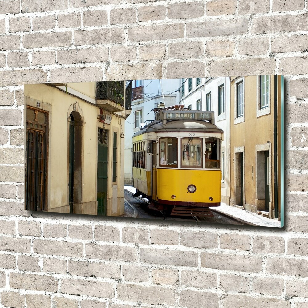 Tableau sur verre Tramway de Lisbonne